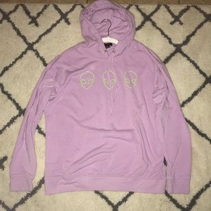 Zumiez Soft Alien Print Hoodie